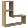 vidaXL Wall Cube Shelves 2 pcs Artisan Oak 50x15x50 cm Engineered Wood