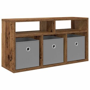 vidaXL Lowboard with Drawer Old Wood 72 x 22.5 x 38 cm