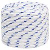 vidaXL Multipurpose Utility Rope 18 mm 25 m White and Blue PP