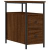 vidaXL Bedside Cabinets 2 pcs Brown Oak 30x60x60 cm Engineered Wood