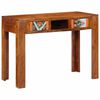 vidaXL Writing Desk with Drawer with Storage Brown 100 x 50 x 75 cm