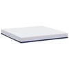 vidaXL Mattress White and Blue 180 x 200 cm Gel-Infused Foam