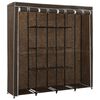 vidaXL Wardrobe with 4 Compartments Brown 175x45x170 cm