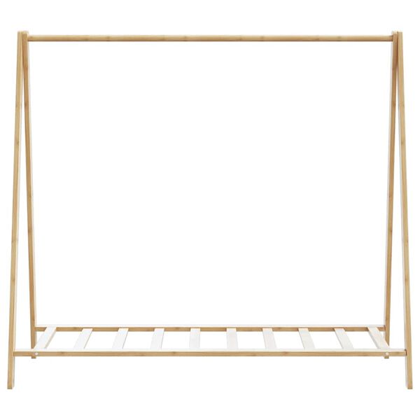 vidaXL Clothes Rack with Shelves 106x34x102 cm Bamboo