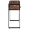 vidaXL Console Table Multicolour 100x35x75 cm Solid Wood Reclaimed