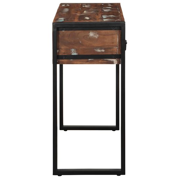 vidaXL Console Table Multicolour 100x35x75 cm Solid Wood Reclaimed
