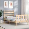 vidaXL Bed Frame without Mattress 90x200 cm Solid Wood Pine