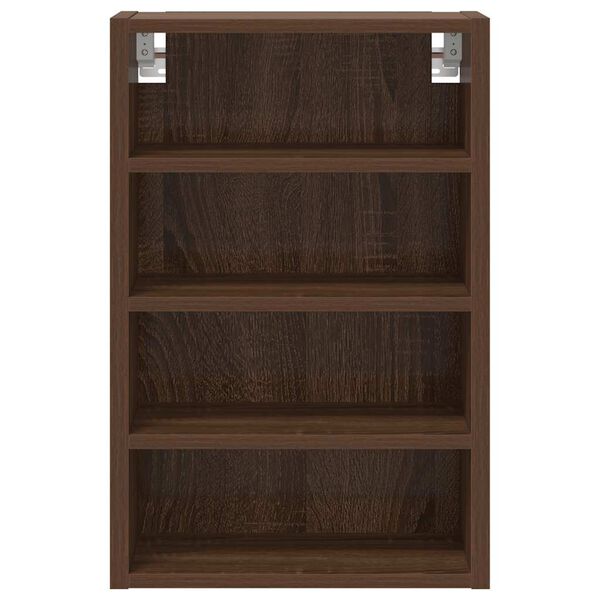 vidaXL Hanging Cabinet Riga Brown Oak 40x29.5x60 cm Engineered Wood