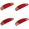 vidaXL Self-adhesive Stair Mats 15 pcs Red 65x21x4 cm