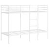 vidaXL Bunk Bed without Mattress White 80x200 cm Steel