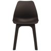vidaXL Garden Chairs 2 pcs Brown Plastic