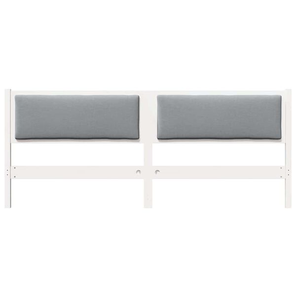 vidaXL Headboard Other White 180 cm Solid pine wood