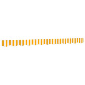 vidaXL Awning Valance Replacement Yellow and White Stripe 280x20 cm