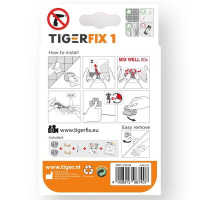 Tiger Mounting Material TigerFix Type 1 Metal 398730046