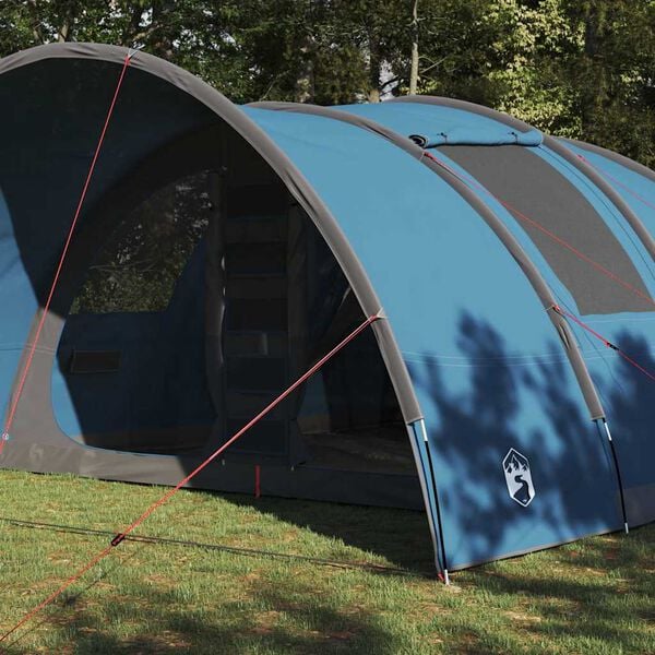 vidaXL Tunnel Tent with Roof with Storage Blue 710 x 460 x 245 cm