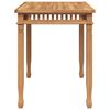 vidaXL Garden Dining Table 110x65x80 cm Solid Teak Wood