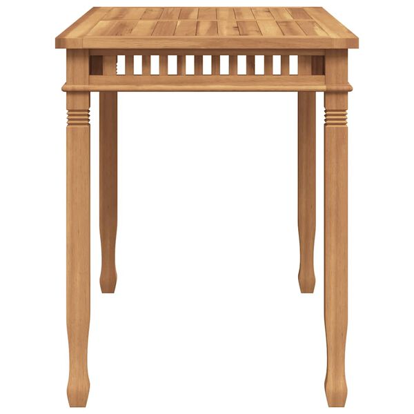 vidaXL Garden Dining Table 110x65x80 cm Solid Teak Wood