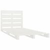 vidaXL Bed Frame without Mattress White 90x190 cm Single Solid Wood Pine Single