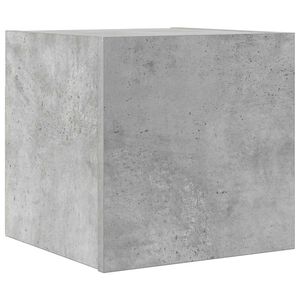 vidaXL Wall Mounted TV Cabinet Concrete Grey 30.5x30x30 cm