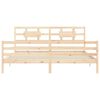 vidaXL Bed Frame without Mattress 200x200 cm Solid Wood