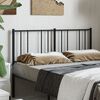 vidaXL Metal Headboard Black 135 cm