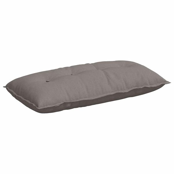 vidaXL Back Pillow Taupe 100 x 19 x 50 cm Fabric