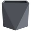 vidaXL Planter 2 pcs Anthracite 40 x 40 x 40 cm Steel