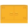 vidaXL TV Cabinet Mustard Yellow 67x39x44 cm Steel