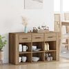 vidaXL Sideboard Artisan Oak 100 x 30 x 59.5 cm Engineered Wood