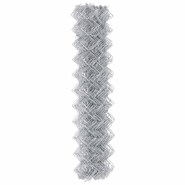 vidaXL Chain Link Fence Silver 10 x 1 m Galvanised steel