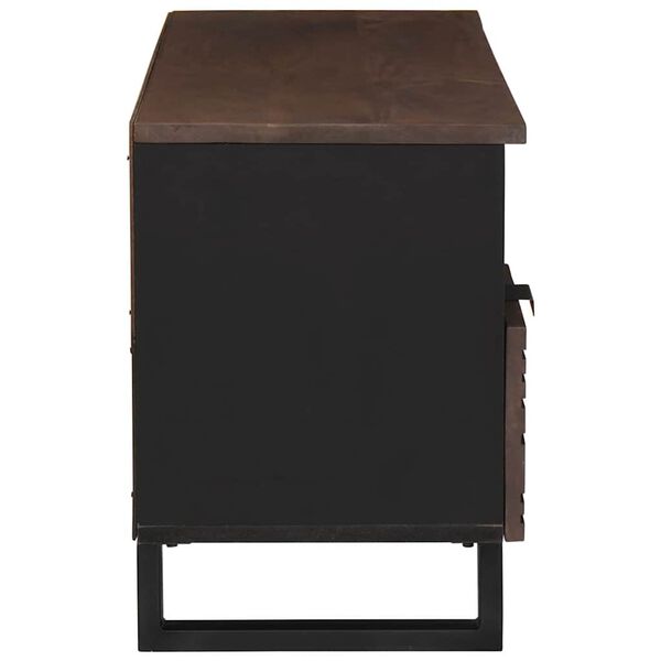 vidaXL TV Units with Drawer Walnut 100 x 33 x 46 cm Engineered wood