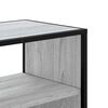 vidaXL TV Cabinet Grey Sonoma 60x31x39.5 cm Engineered Wood and Metal
