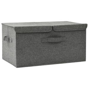 vidaXL | Storage boxes | Folding with Storage Anthracite Non-woven fabric