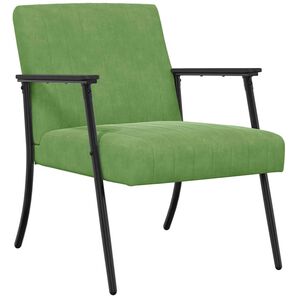 vidaXL Armchair Light Green 59 x 75 x 78 cm Velvet