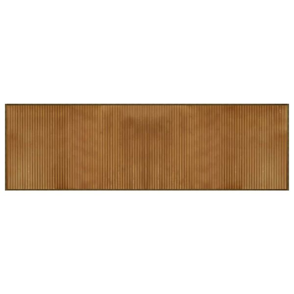 vidaXL Rug Rectangular Brown60x200 cm Bamboo