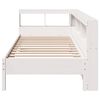 vidaXL Bookcase Bed without Mattress White 90x190 cm Solid Wood Pine