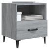 vidaXL Bedside Cabinets 2 pcs Grey Sonoma Engineered Wood