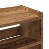 vidaXL Shoe Rack Old Wood 60x25x100 cm Engineered Wood