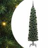 vidaXL Artificial Christmas Tree with 300 LEDs with Stand Green 180 cm