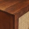 vidaXL Sideboard Brown 60 x 33 x 75 cm Solid Mango Wood