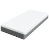 vidaXL Mattress White and Grey 90 x 190 cm Pocket Spring