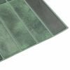 vidaXL Rectangular Tile 20 pcs Dark Green 29 x 23 x 0.08 cm