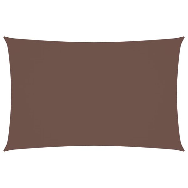 vidaXL Sunshade Sail Oxford Fabric Rectangular 2.5x5 m Brown