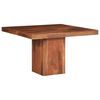 vidaXL Dining Table 120x120x77 cm Solid Wood Acacia