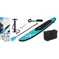 XQ Max Stand-up Paddle Board 285 cm Inflatable Blue and Black