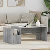 vidaXL Coffee Table Grey Sonoma 90 x 45 x 35 cm Engineered Wood