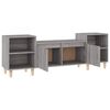 vidaXL TV Cabinet Grey Sonoma 160x35x55 cm Engineered Wood