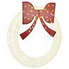 vidaXL Wreath with 150 LEDs Warm white 120 cm Acrylic