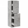 vidaXL Apothecary Cabinet Concrete Grey 40x41x144,5 cm Engineered Wood