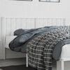 vidaXL Metal Replace Headboard White 160 cm